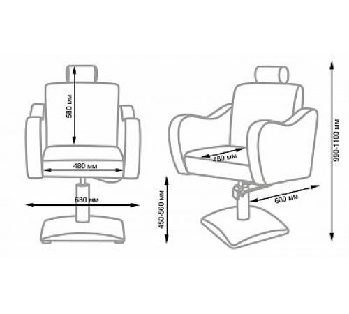 Парикмахерское кресло Бруклин