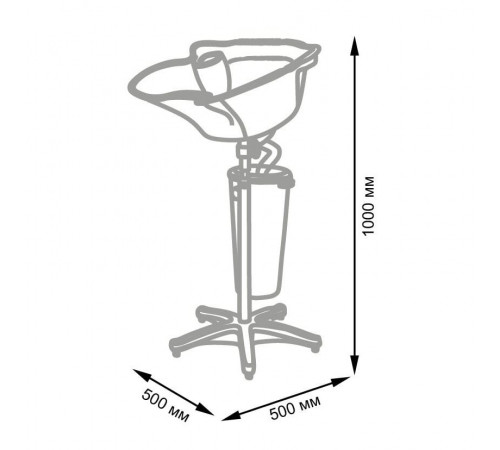 Парикмахерская мойка МД-133