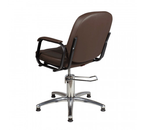 Кресло парикмахерское БРИЗ гидравлика хром