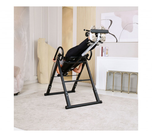 Инверсионный стол складной DFC STYLE чёрный, U-образный фиксатор