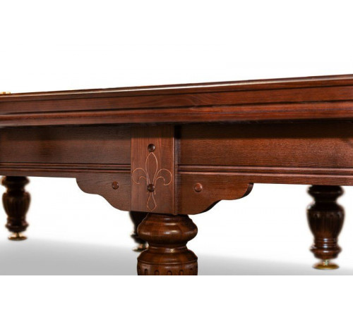 Бильярдный стол для пирамиды "Онега" (9 футов, 6 ног, 25мм камень) массив ясень