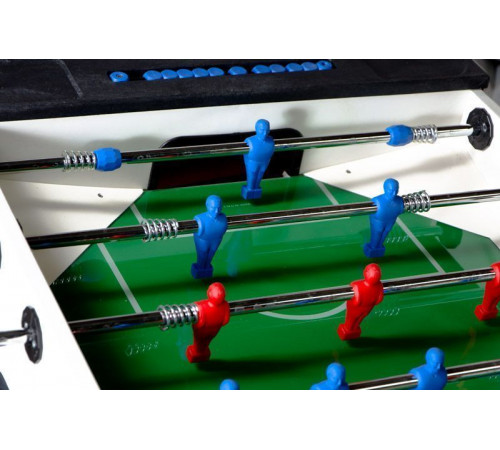 Всепогодный настольный футбол (кикер) «Storm F-3 family outdoor» (138x76x88 см, жетоноприемник) с защитным корпусом