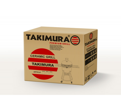Керамический гриль Takimura 24 дюйма (графит)