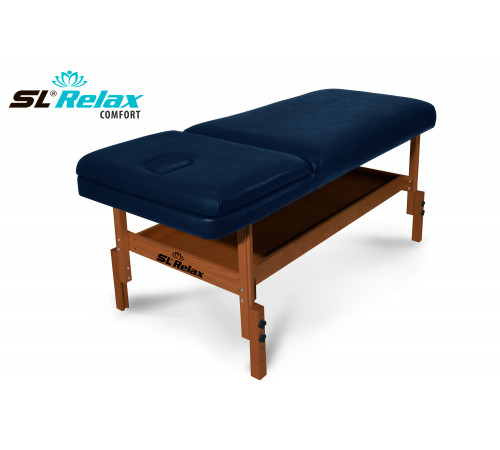Массажный стол Relax Comfort синяя кожа (№4)