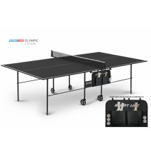 Теннисный стол Start Line Olympic с сеткой Black